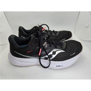 Saucony Ride 16 Shoes Womens 8.5 Black Running Athletic Walking Workout Sneakers